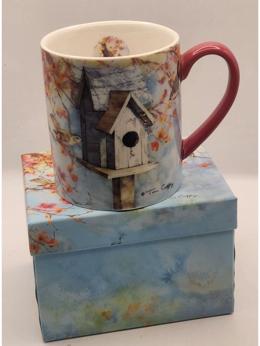 SUMMER BIRDHOUSE LANG 14 oz Mug by Tim Coffey